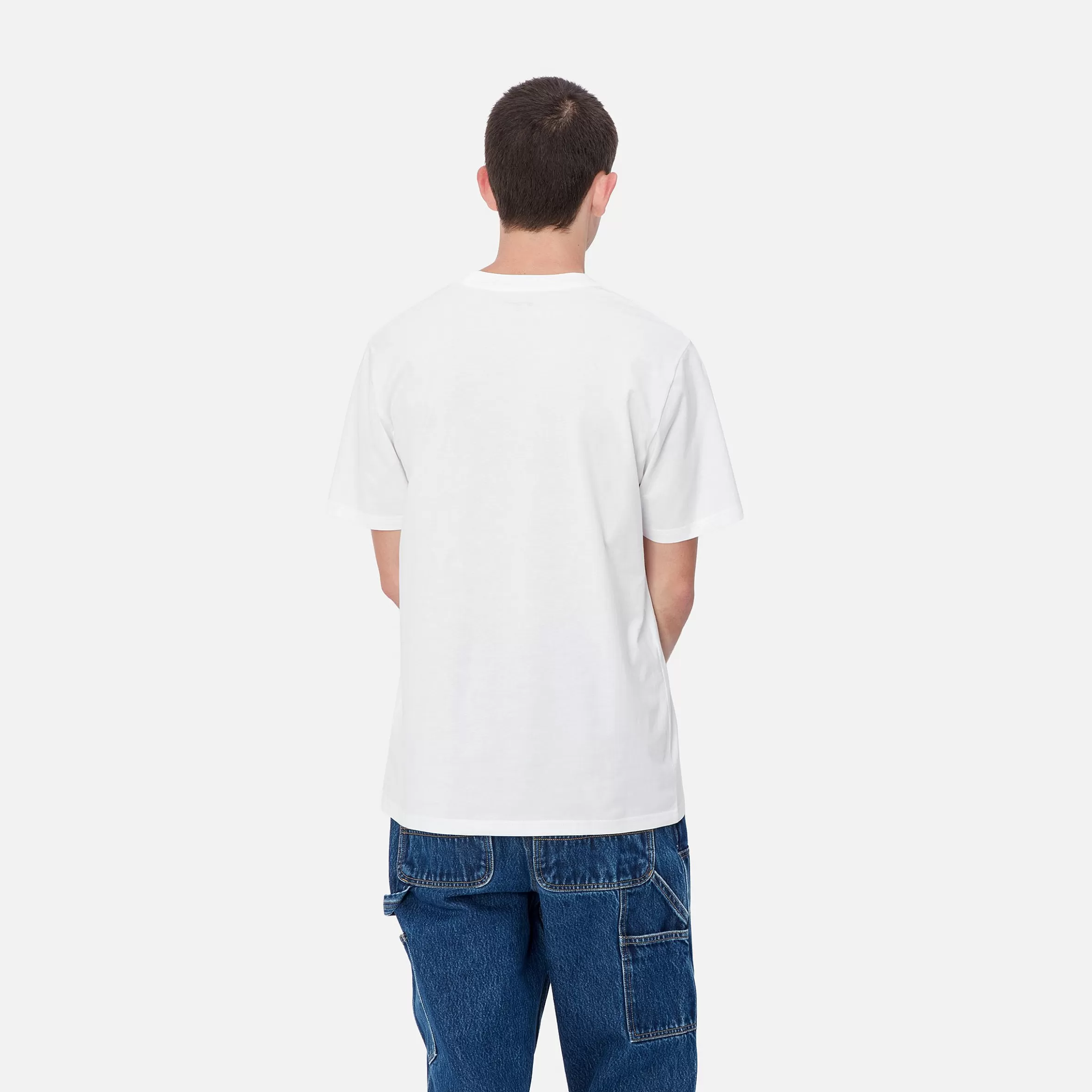 Carhartt WIP T-Shirts & Polos>S/S Move On Up T-Shirt White / Black