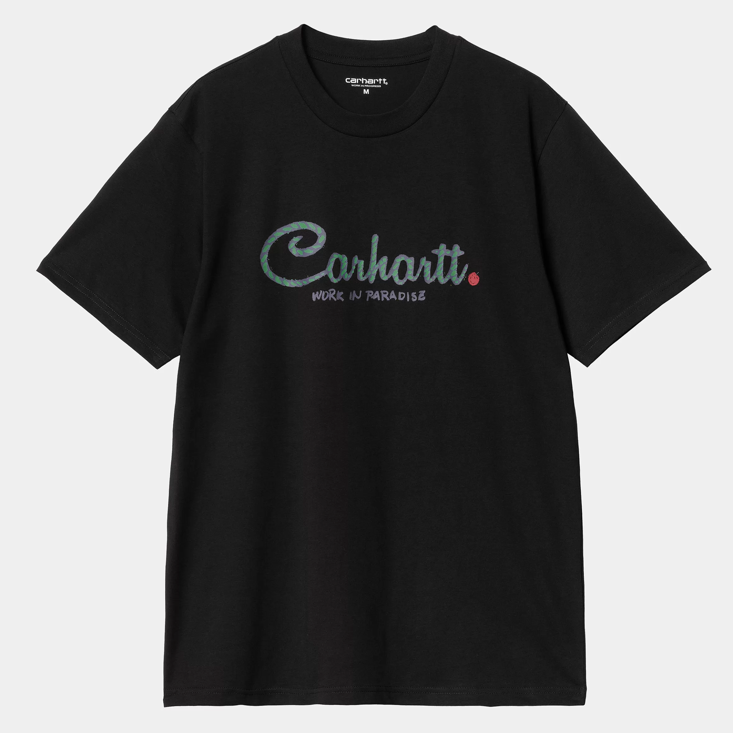 Carhartt WIP T-Shirts & Polos>S/S Paradise Script T-Shirt Black