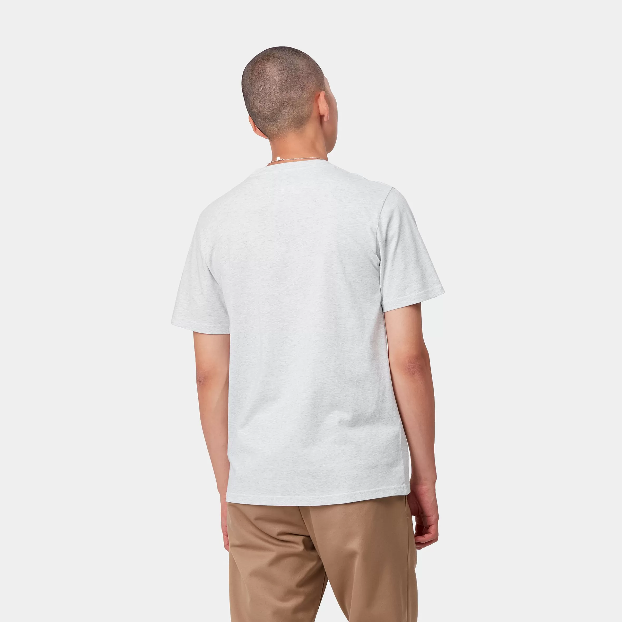 Carhartt WIP T-Shirts & Polos>S/S Pocket T-Shirt Ash Heather