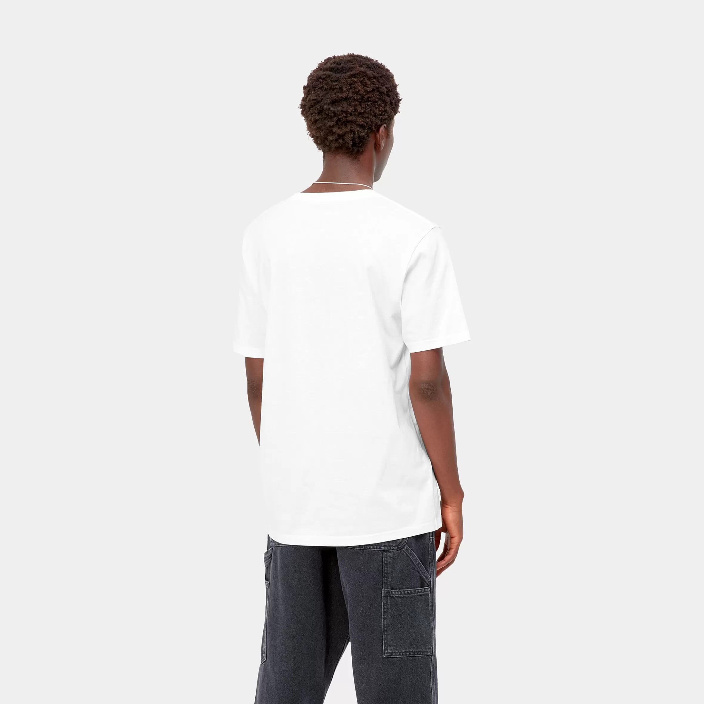 Carhartt WIP T-Shirts & Polos>S/S Pocket T-Shirt White