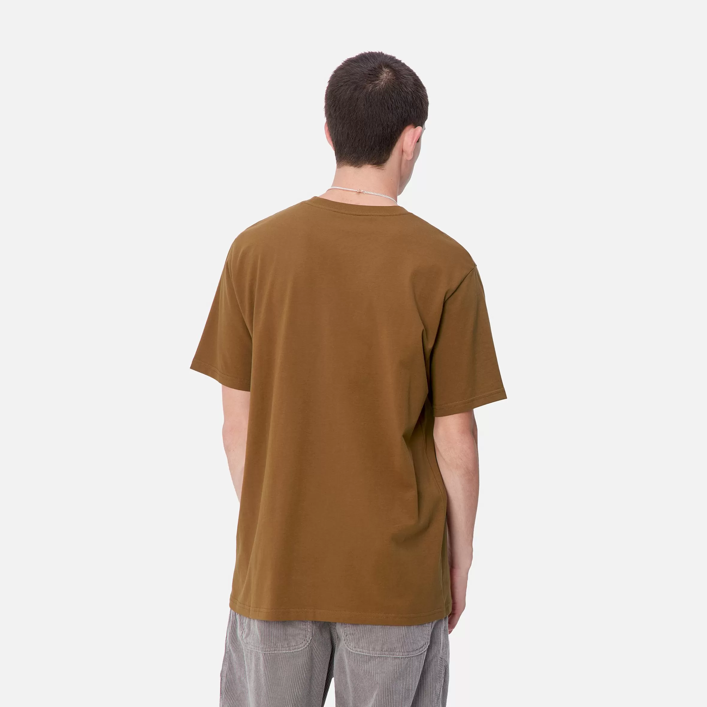 Carhartt WIP T-Shirts & Polos>S/S Pocket T-Shirt Deep H Brown