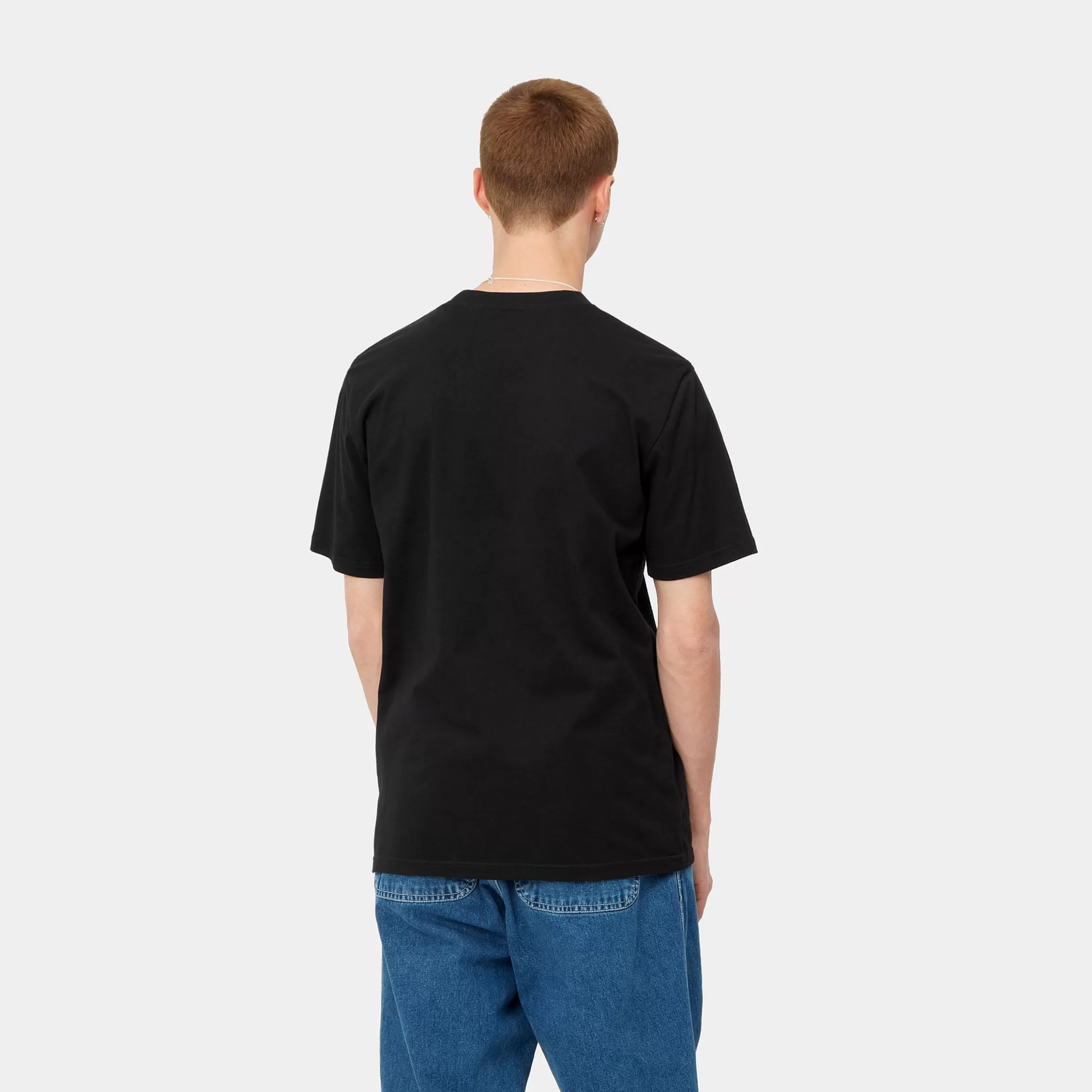 Carhartt WIP T-Shirts & Polos>S/S Script T-Shirt Black / White