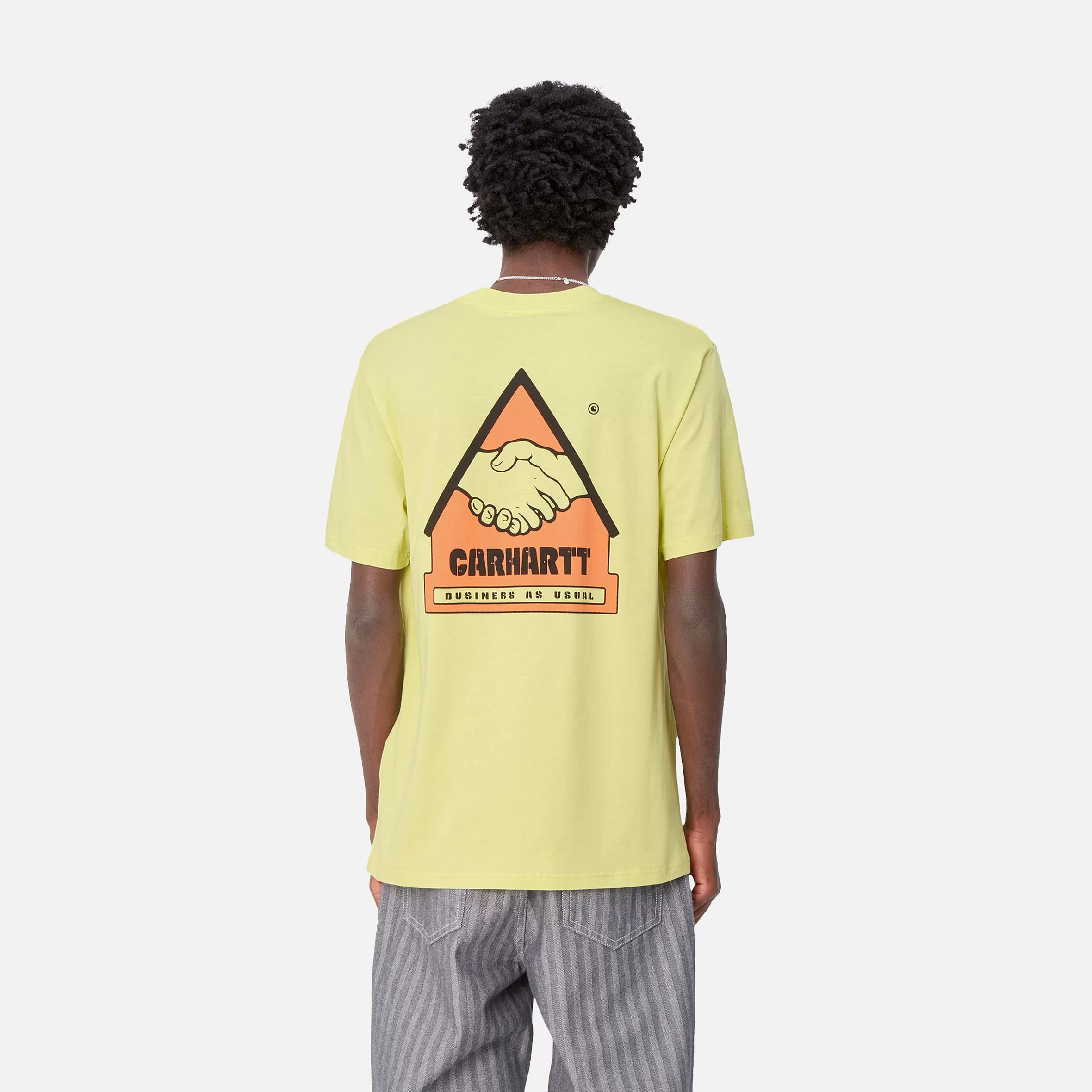 Carhartt WIP T-Shirts & Polos>S/S Trade T-Shirt Arctic Lime