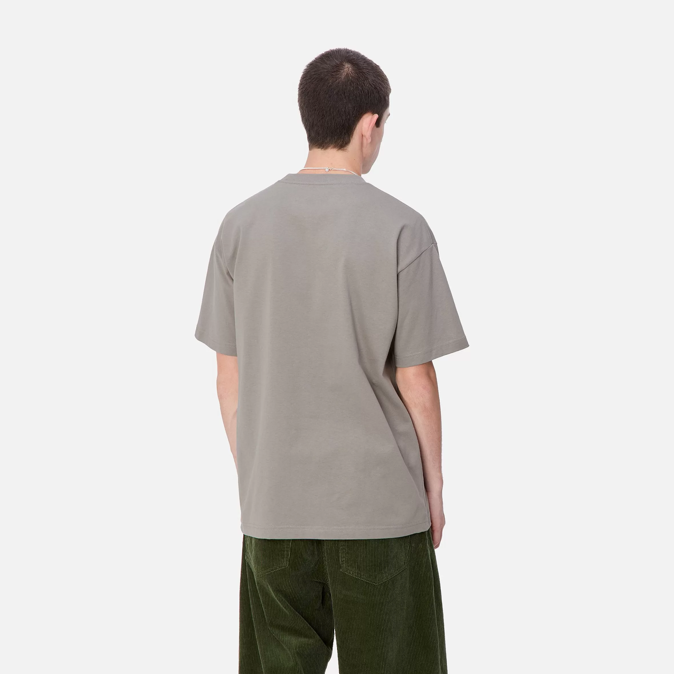 Carhartt WIP T-Shirts & Polos>S/S Yute T-Shirt Misty Grey