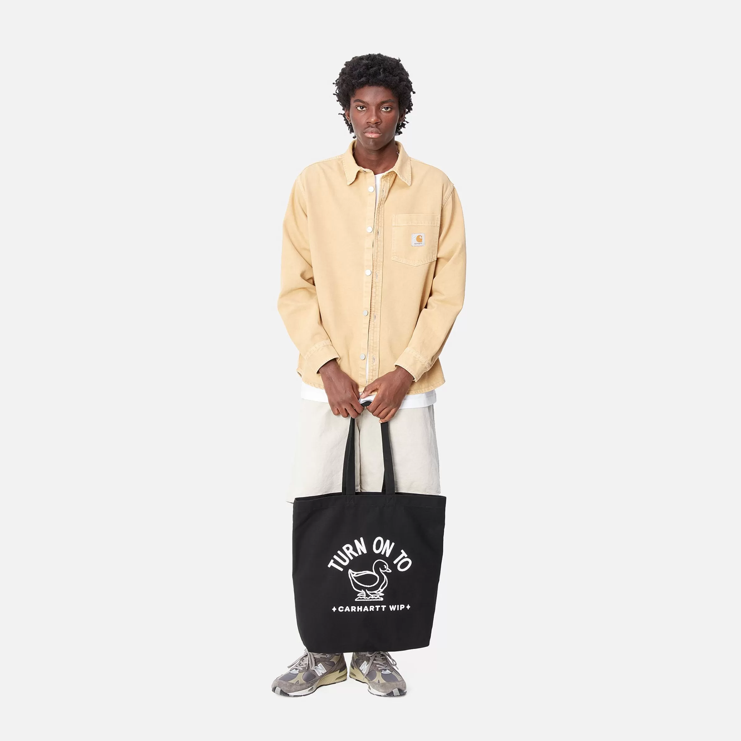 Carhartt WIP Accessoires | Accessoires>Stamp Tote Black / White