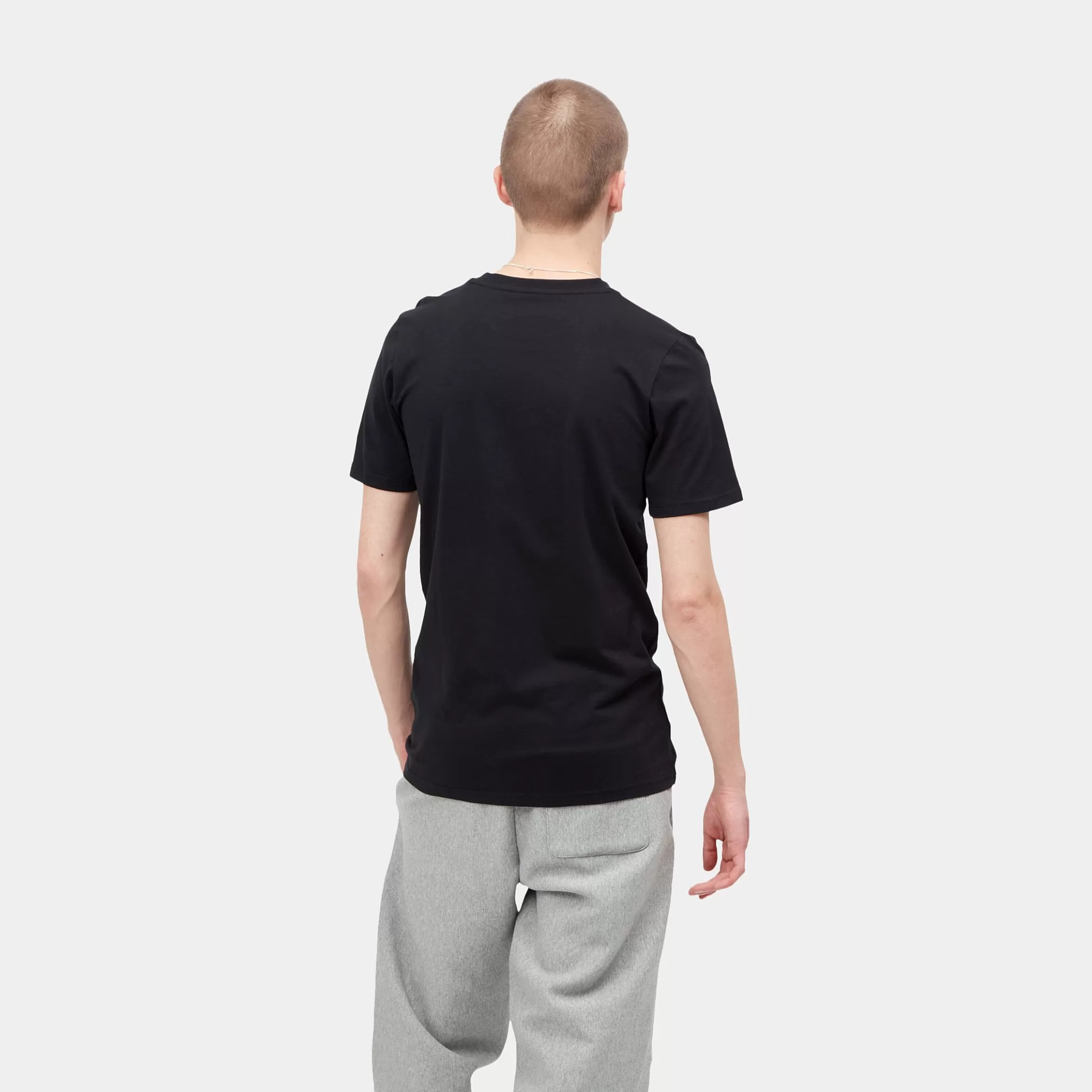 Carhartt WIP Unterwäsche>Standard Crew Neck T-Shirt Black + Black