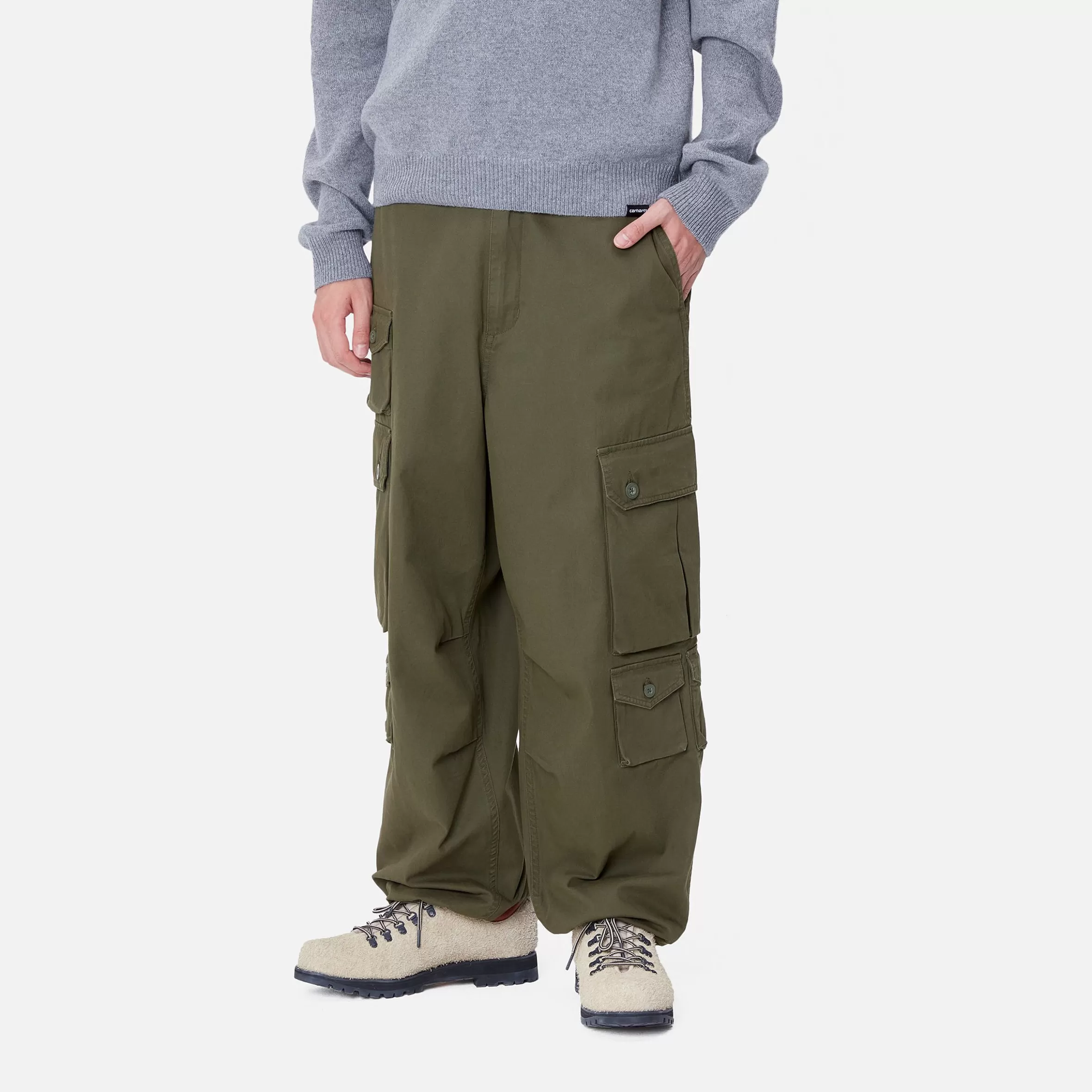 Carhartt WIP Hosen>Tracker Pant Office Green