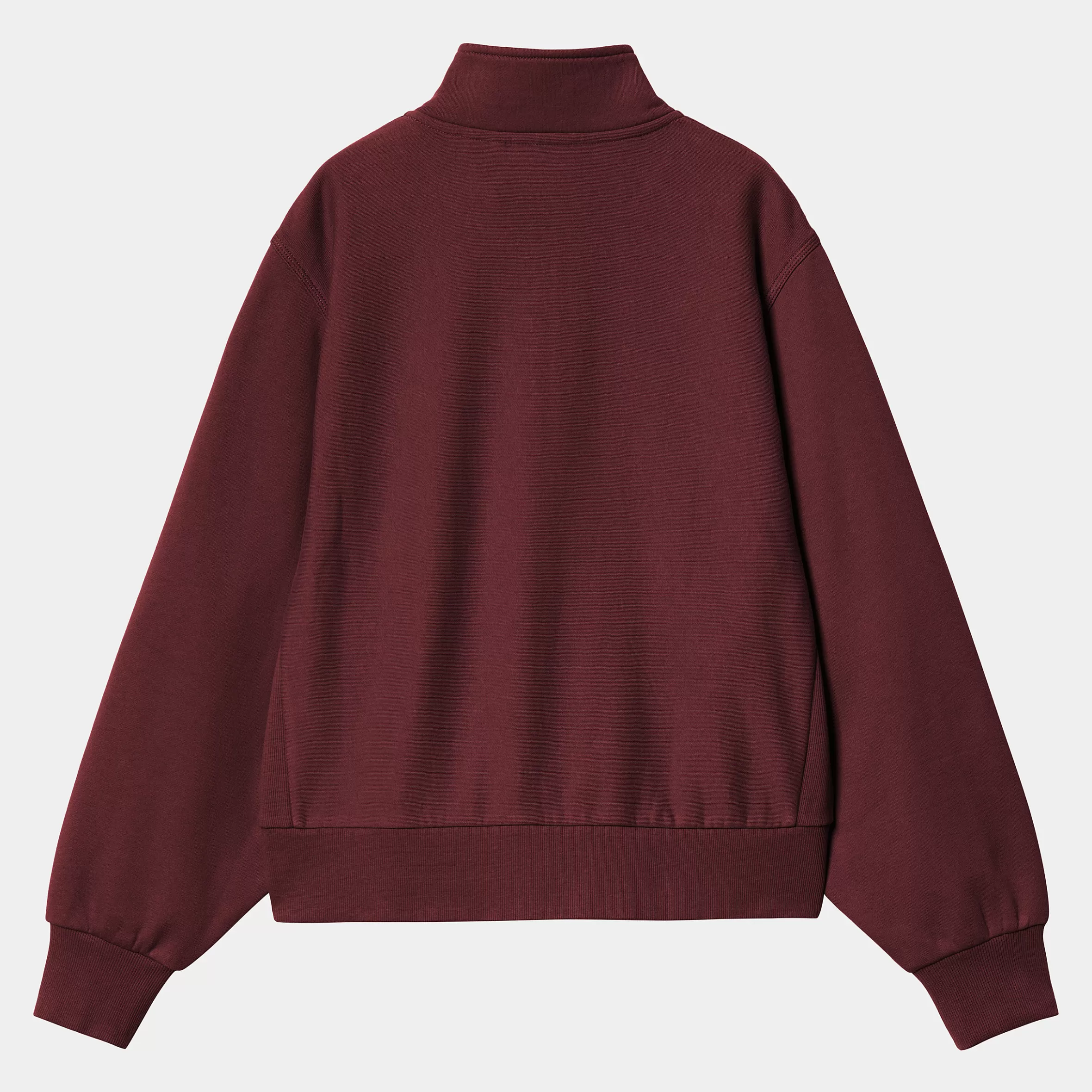 Carhartt WIP Sweats>W' American Script High Neck Sweatshirt Malbec