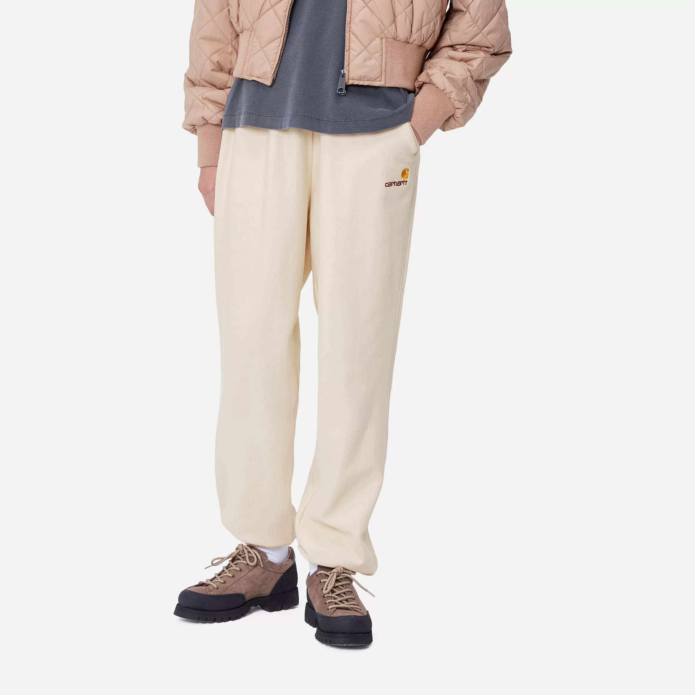 Carhartt WIP Sweats | Hosen>W' American Script Sweat Pant Moonbeam