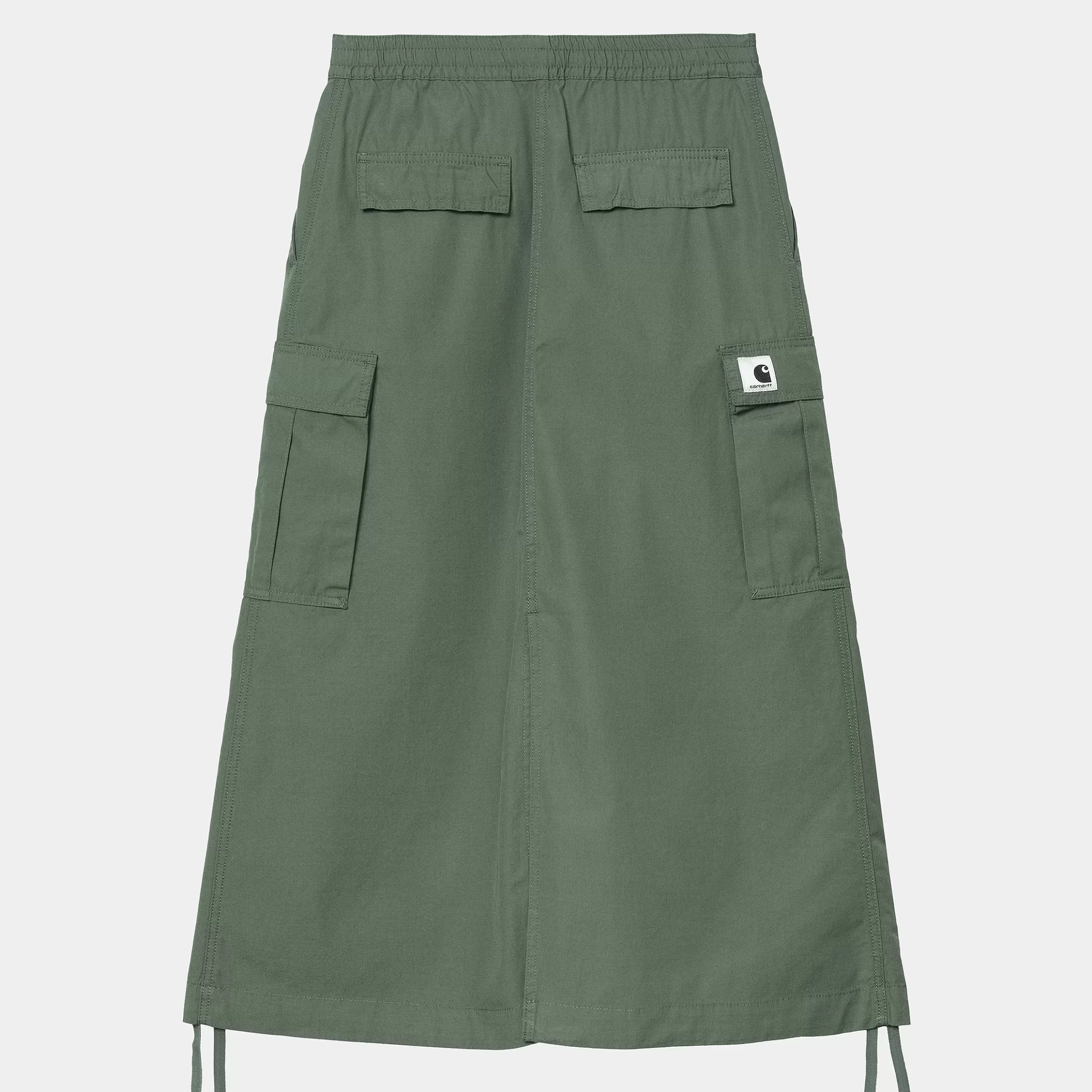 Carhartt WIP Kleider & Röcke>W' Cargo Skirt Long Duck Green