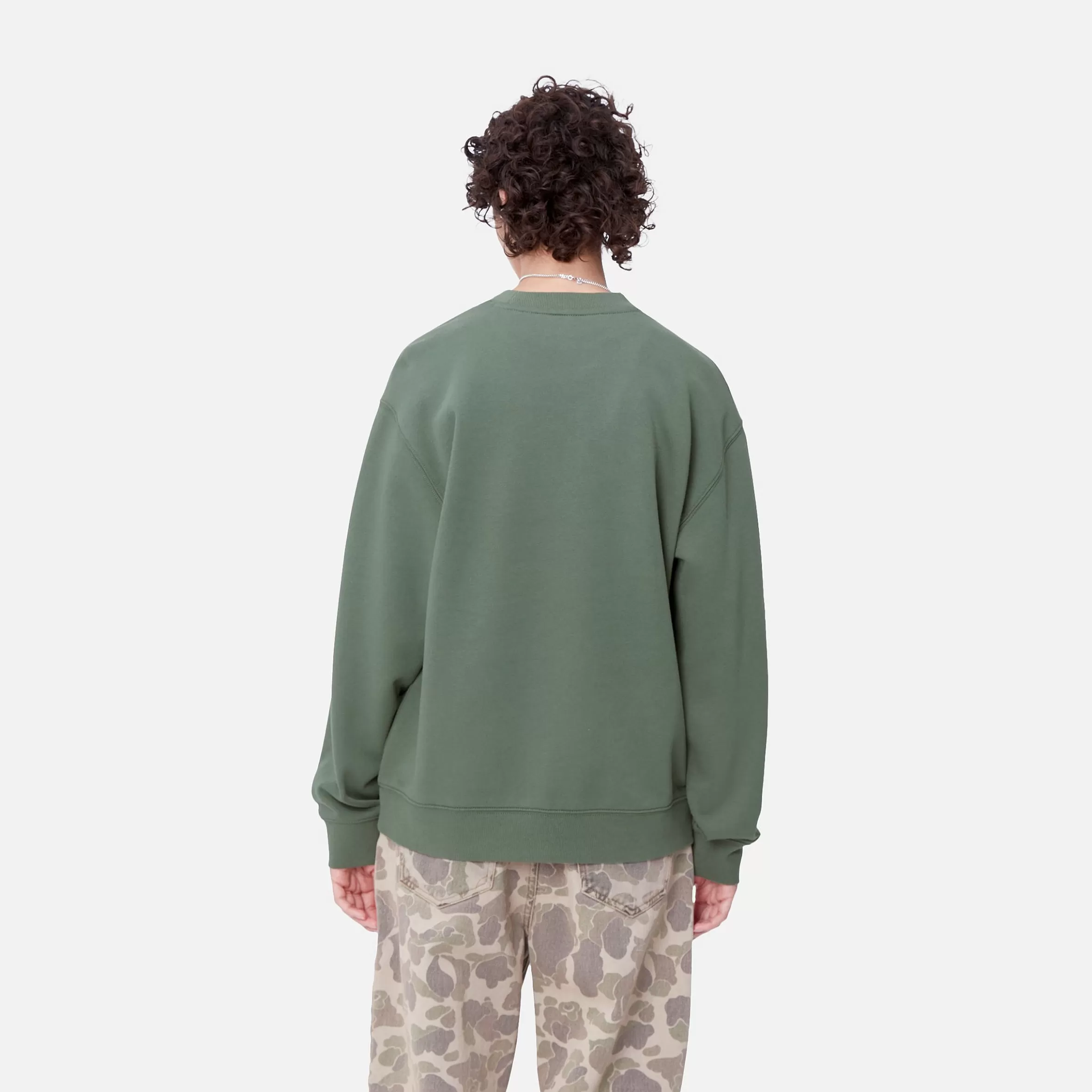 Carhartt WIP Sweats>W' Carhartt Sweatshirt Duck Green / Aura