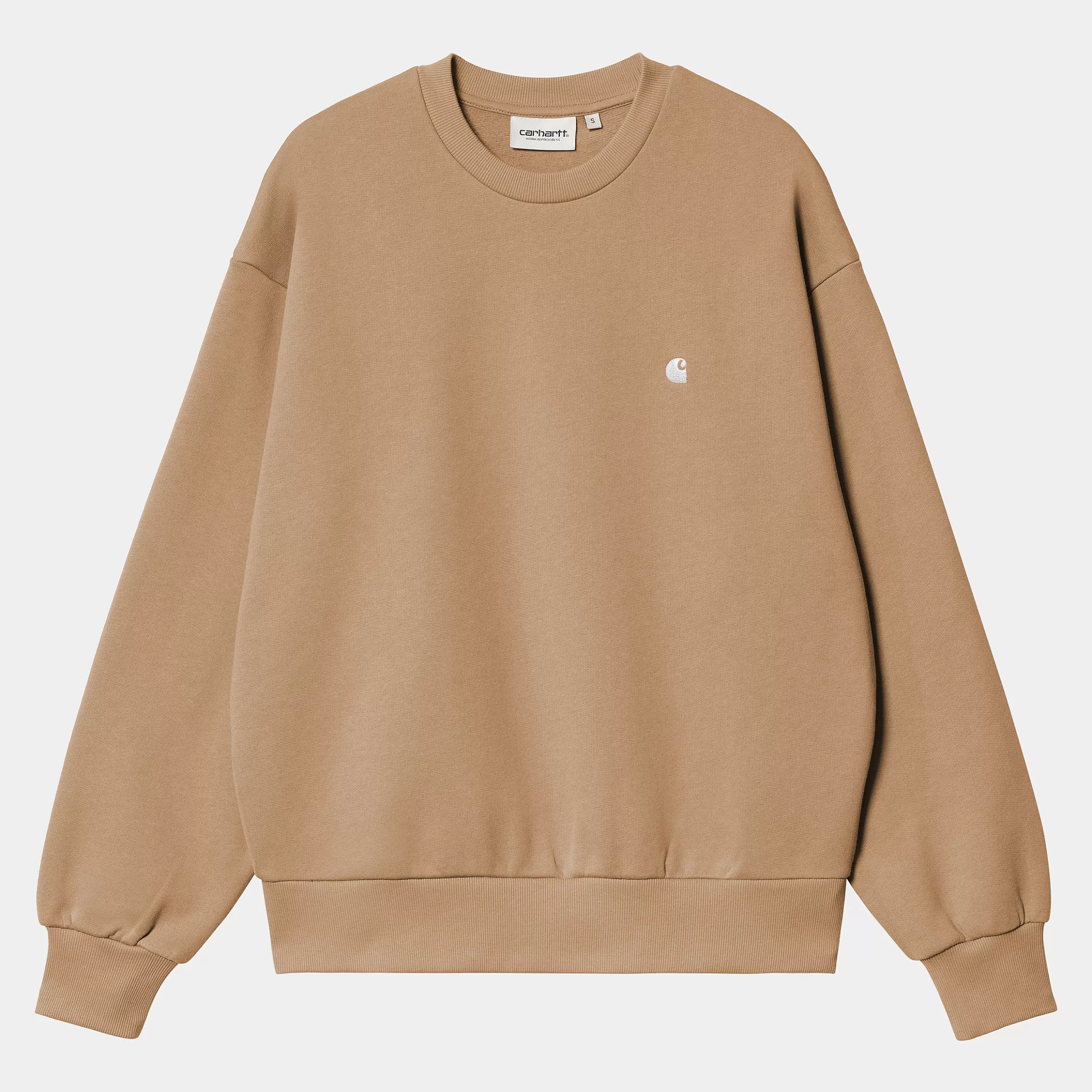 Carhartt WIP Sweats>W' Casey Sweatshirt Peanut / Silver