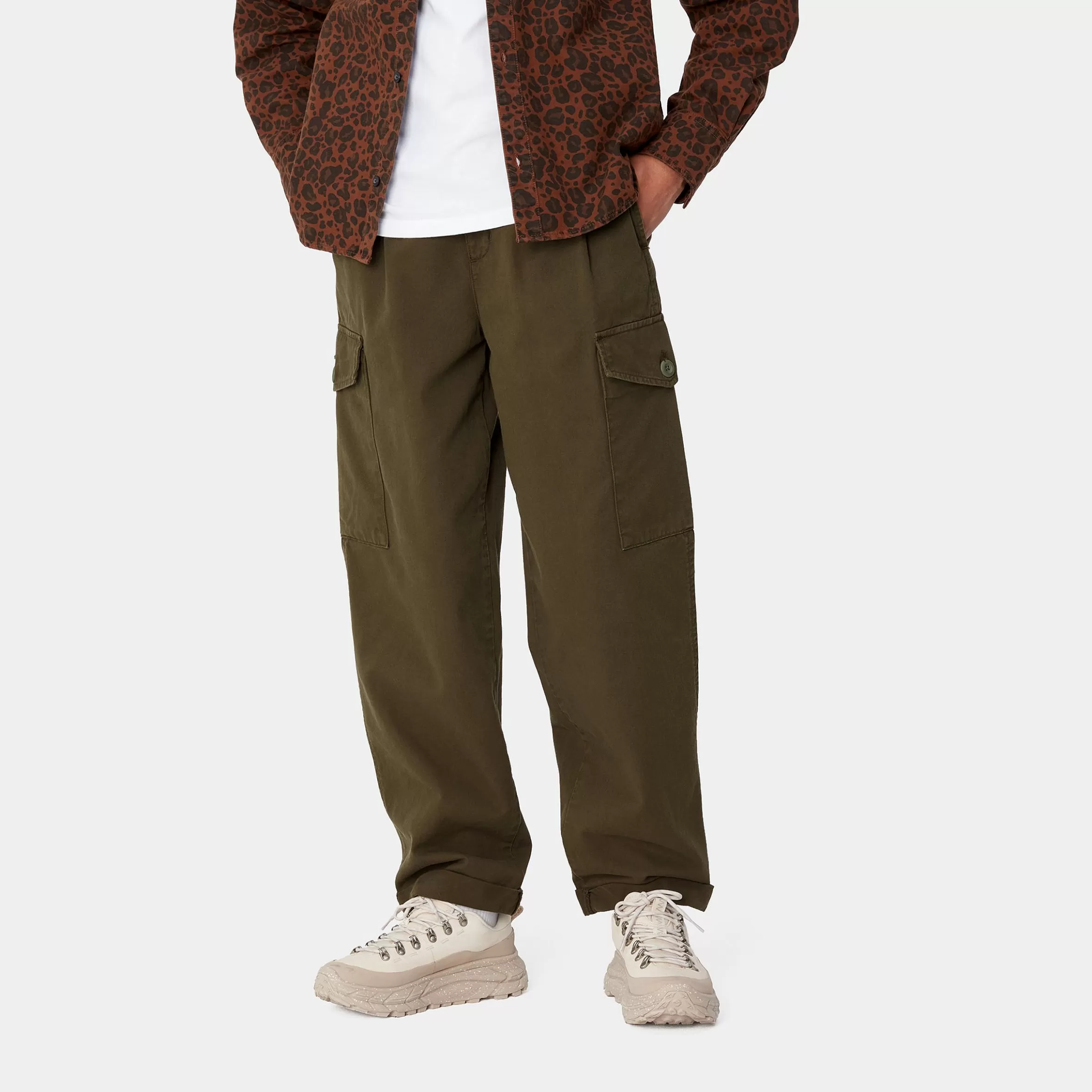 Carhartt WIP Hosen>W' Collins Pant Office Green