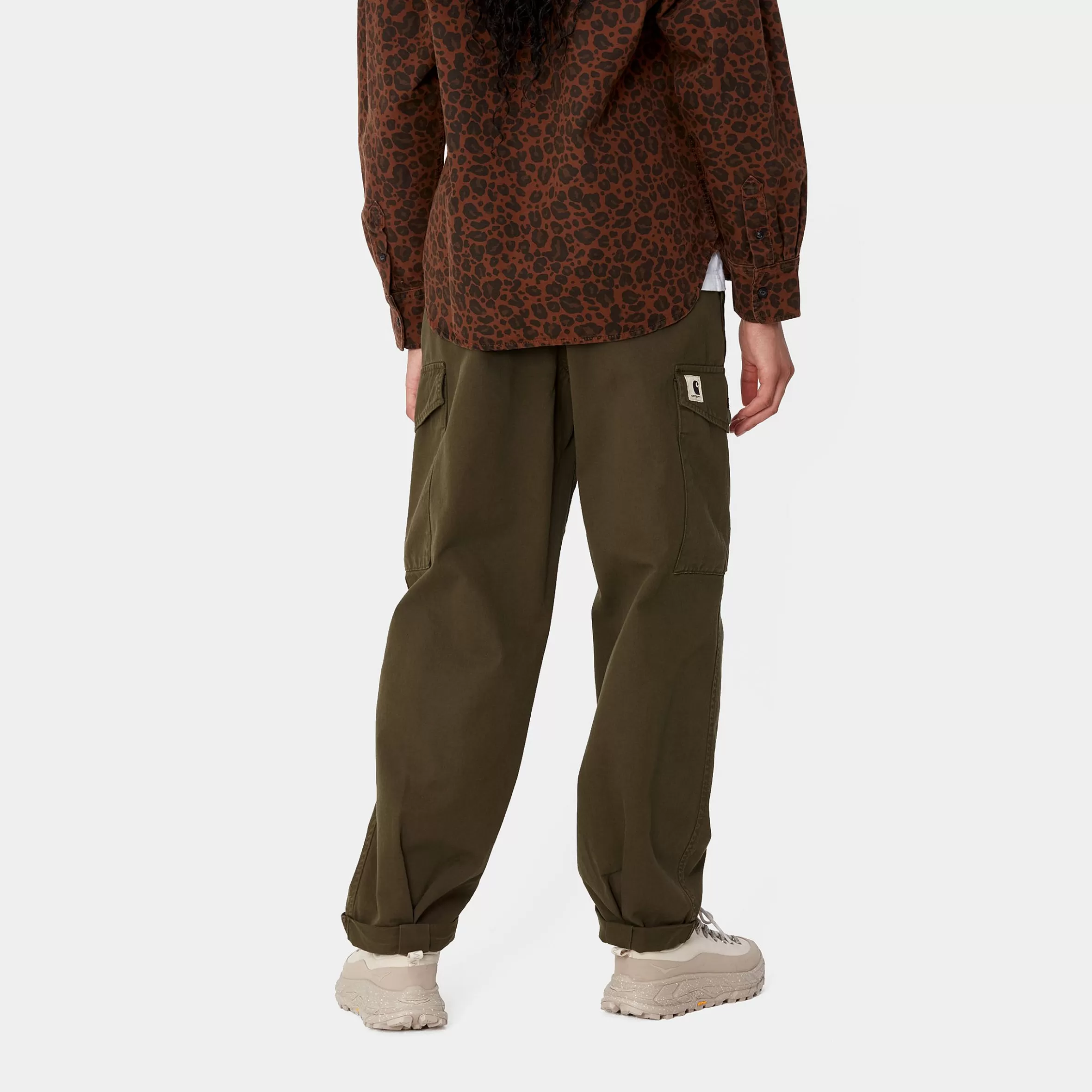 Carhartt WIP Hosen>W' Collins Pant Office Green