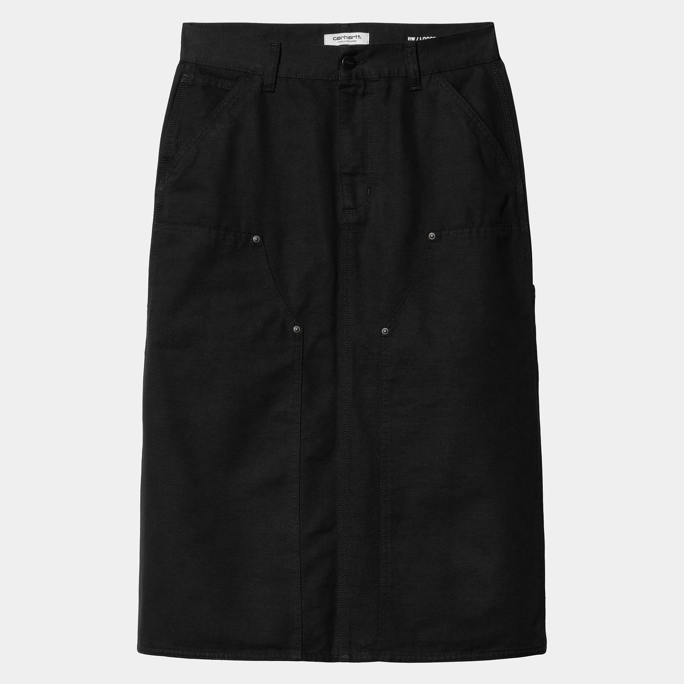 Carhartt WIP Kleider & Röcke>W' Double Knee Skirt Black