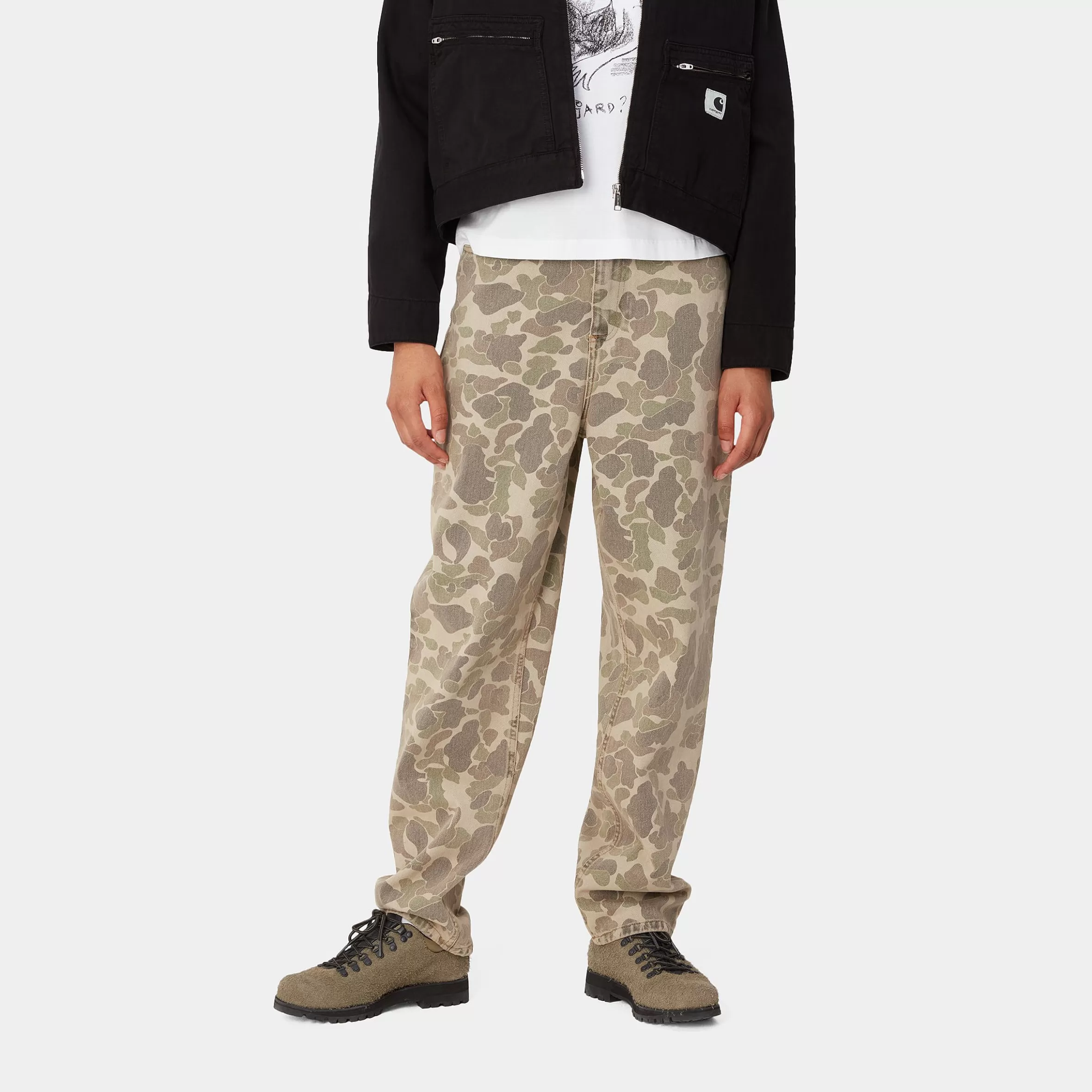 Carhartt WIP Hosen>W' Duck Orell Pant Camo Duck, Black