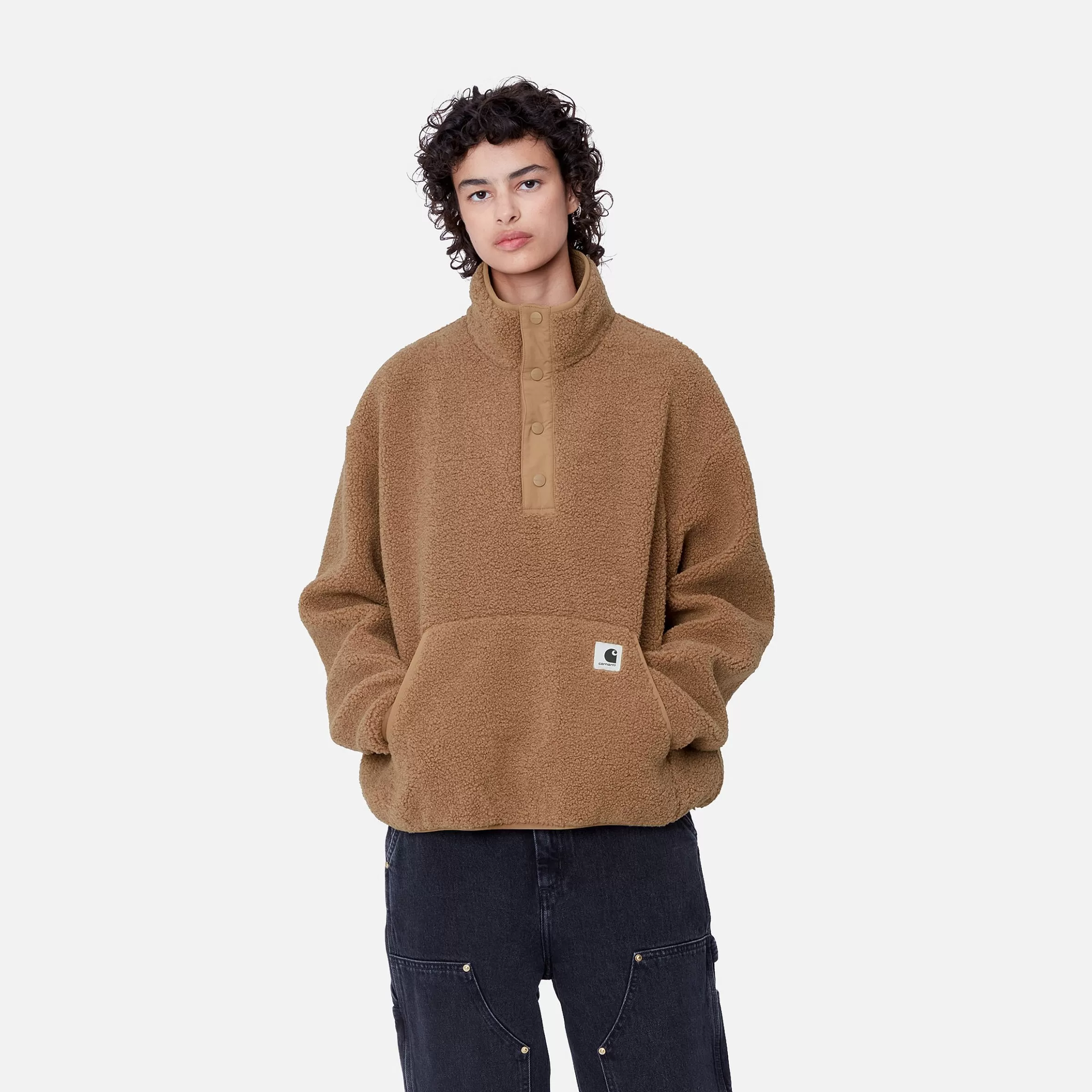 Carhartt WIP Jacken>W' Elliot High Neck Liner Peanut / Peanut