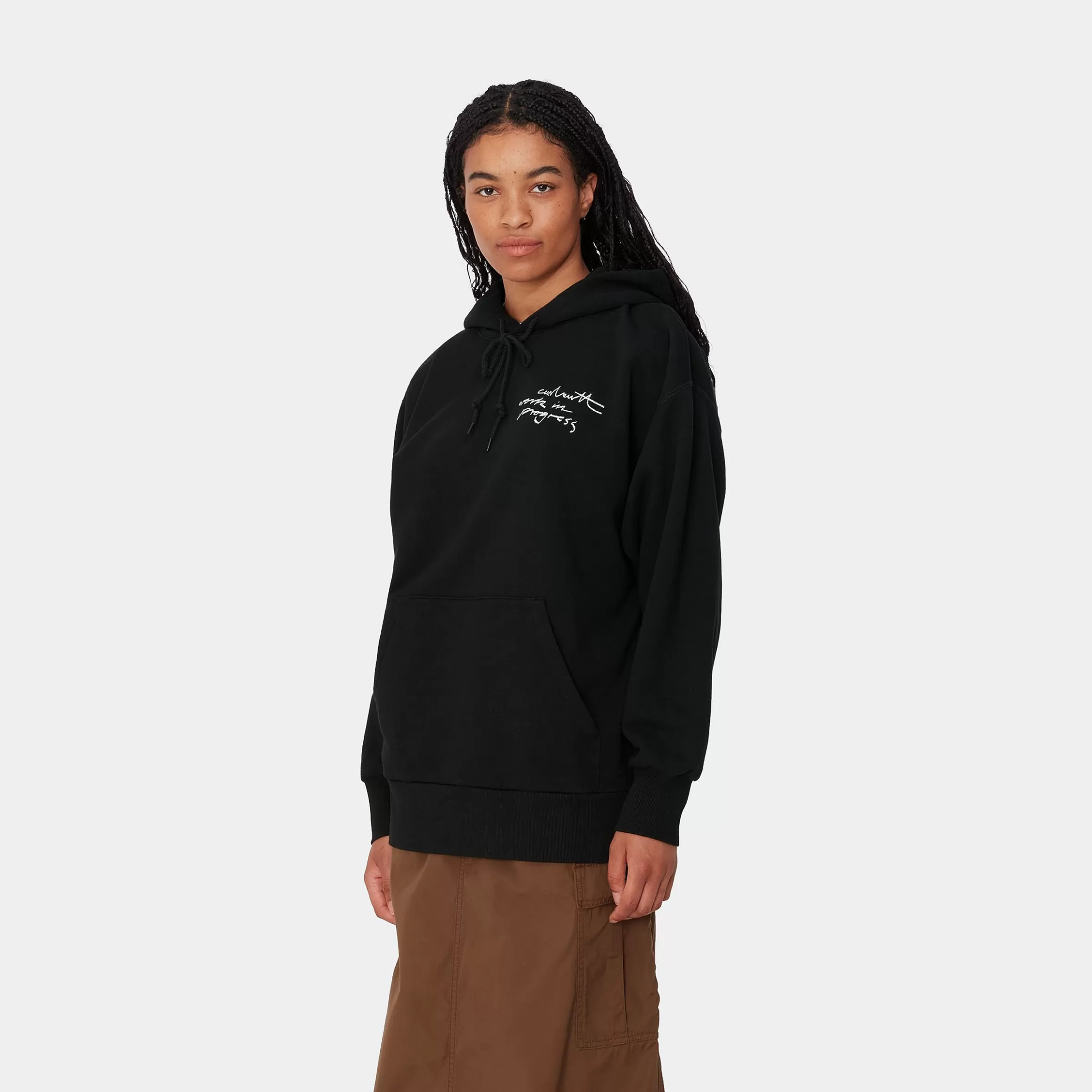 Carhartt WIP Sweats>W' Hooded Lips Sweat Black