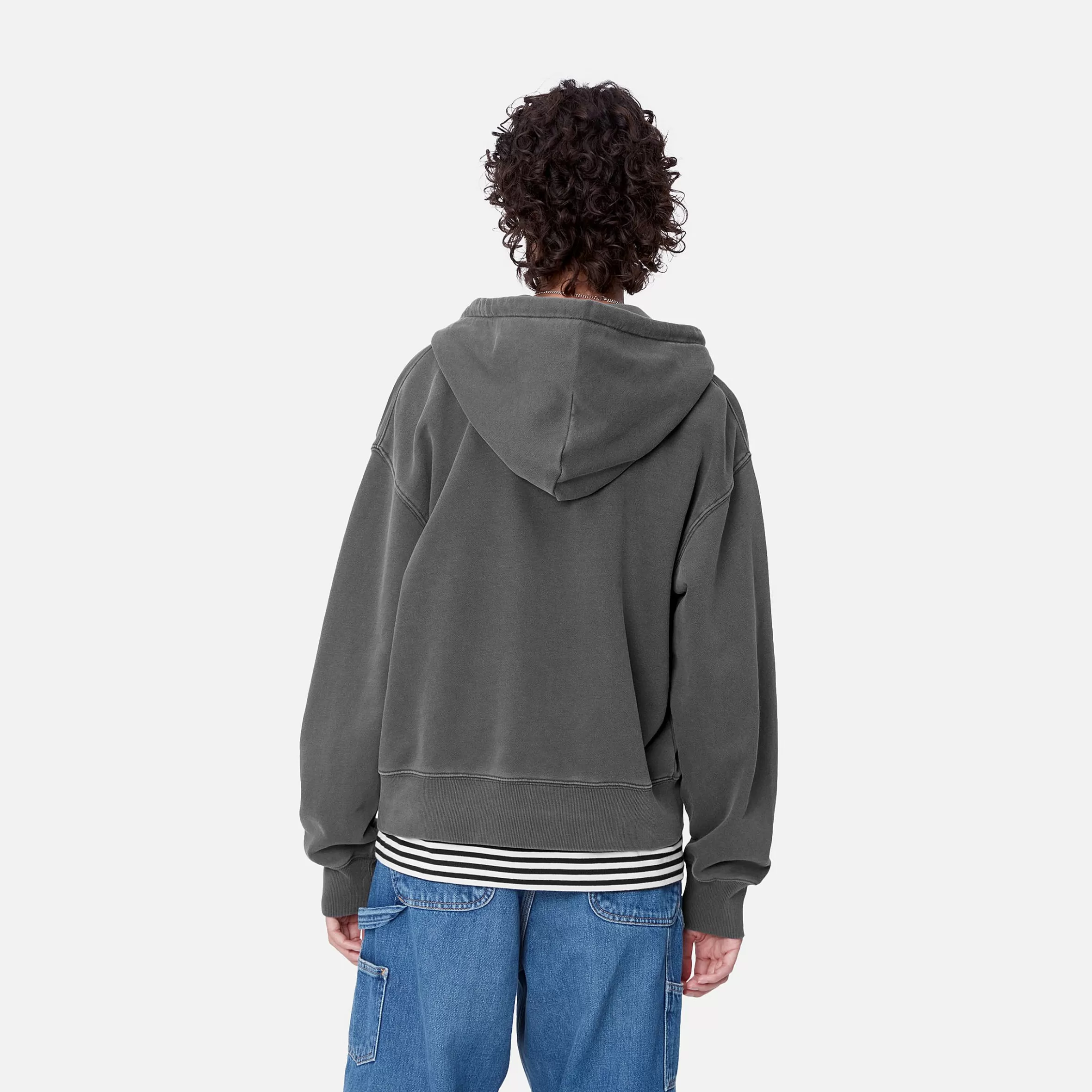 Carhartt WIP Sweats>W' Hooded Nelson Jacket Graphite