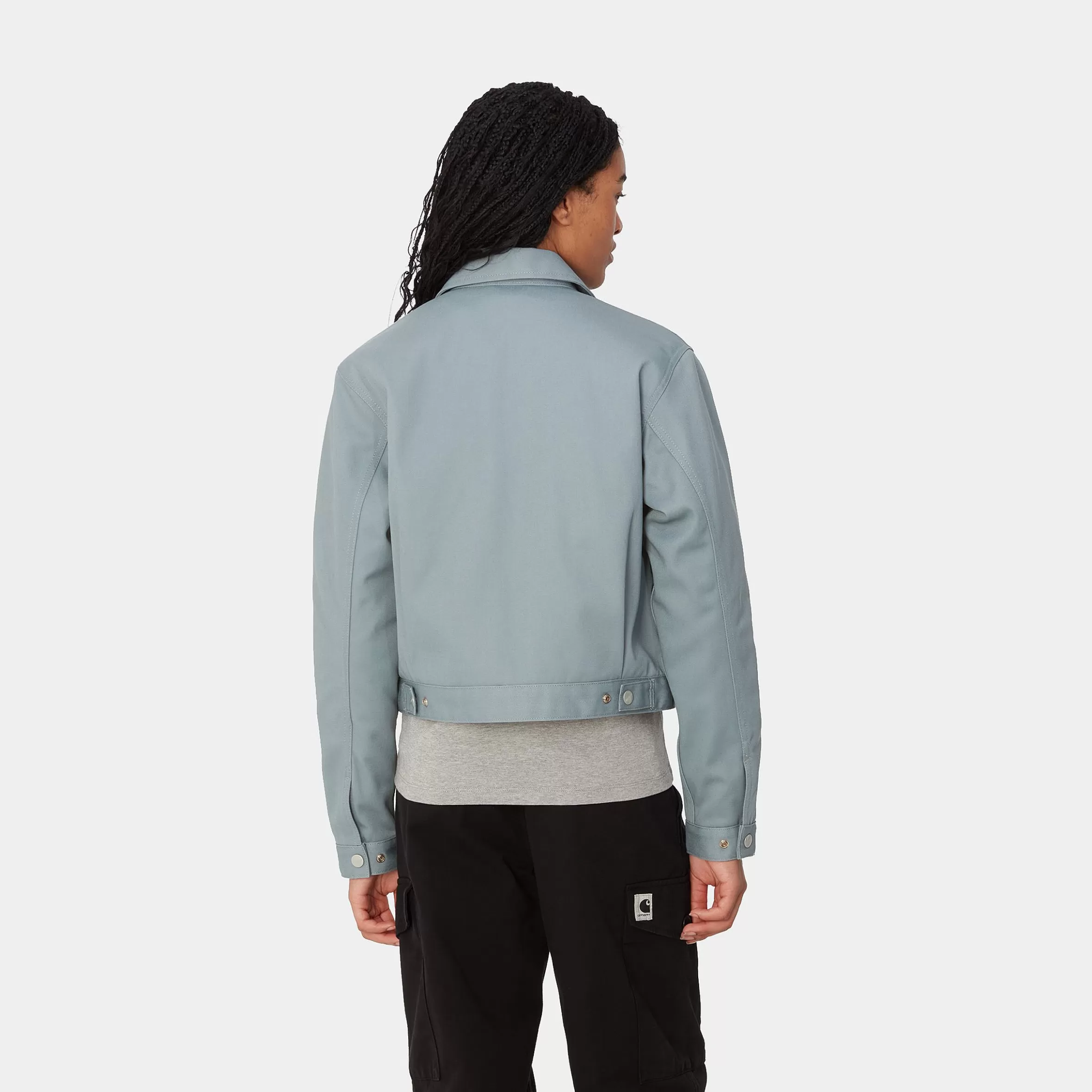 Carhartt WIP Jacken>W' Module Script Jacket Dove Grey / Black