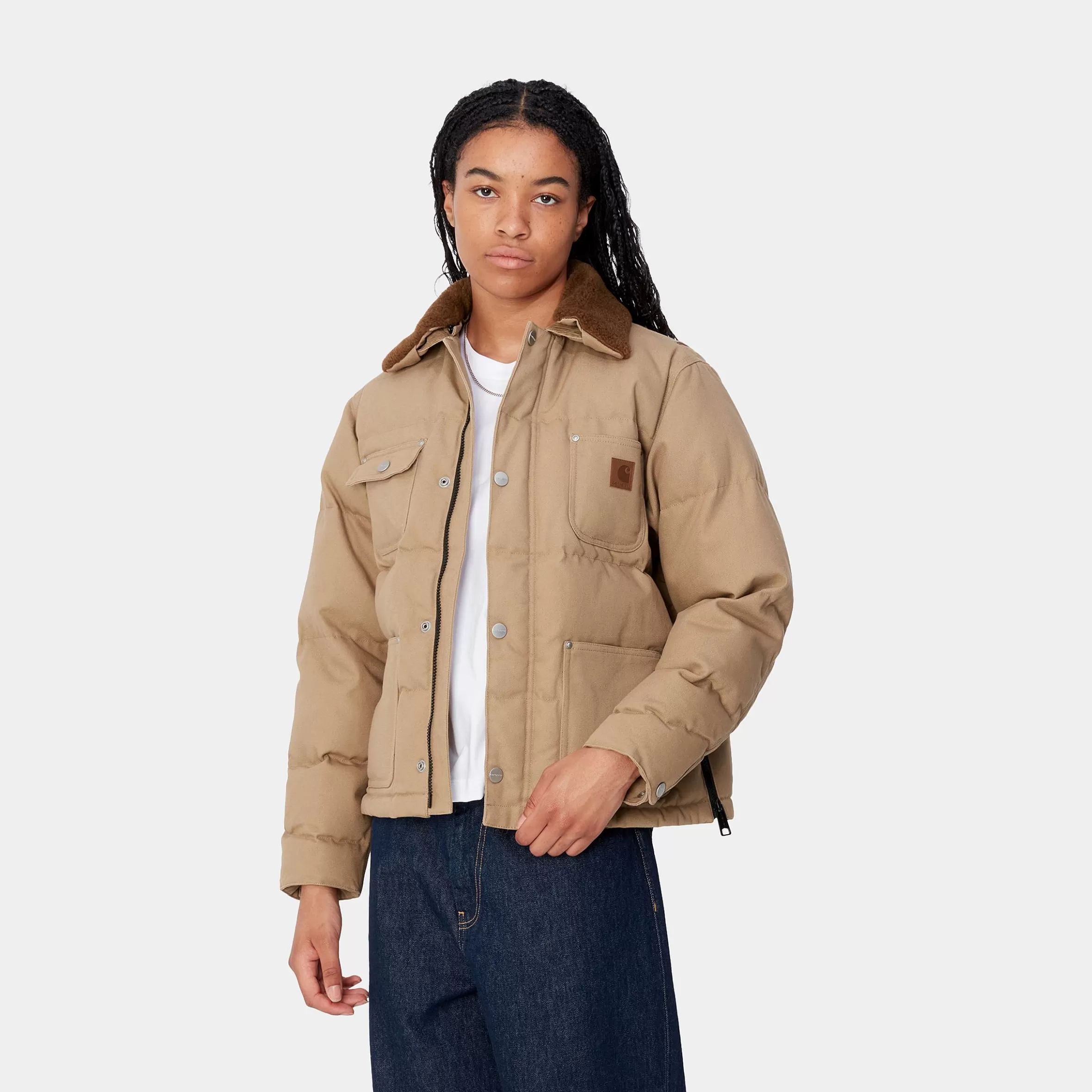 Carhartt WIP Jacken>W' Rayley Jacket Peanut