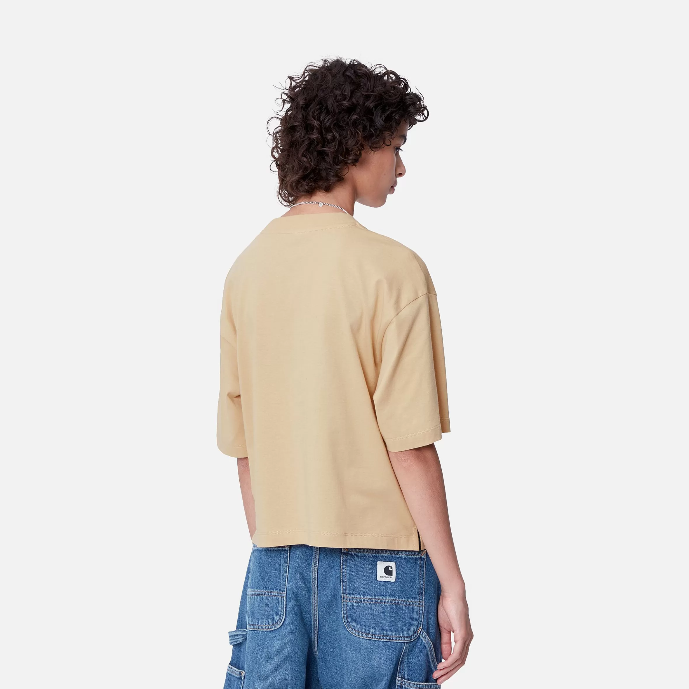 Carhartt WIP T-Shirts>W' S/S Colber T-Shirt Cornsilk