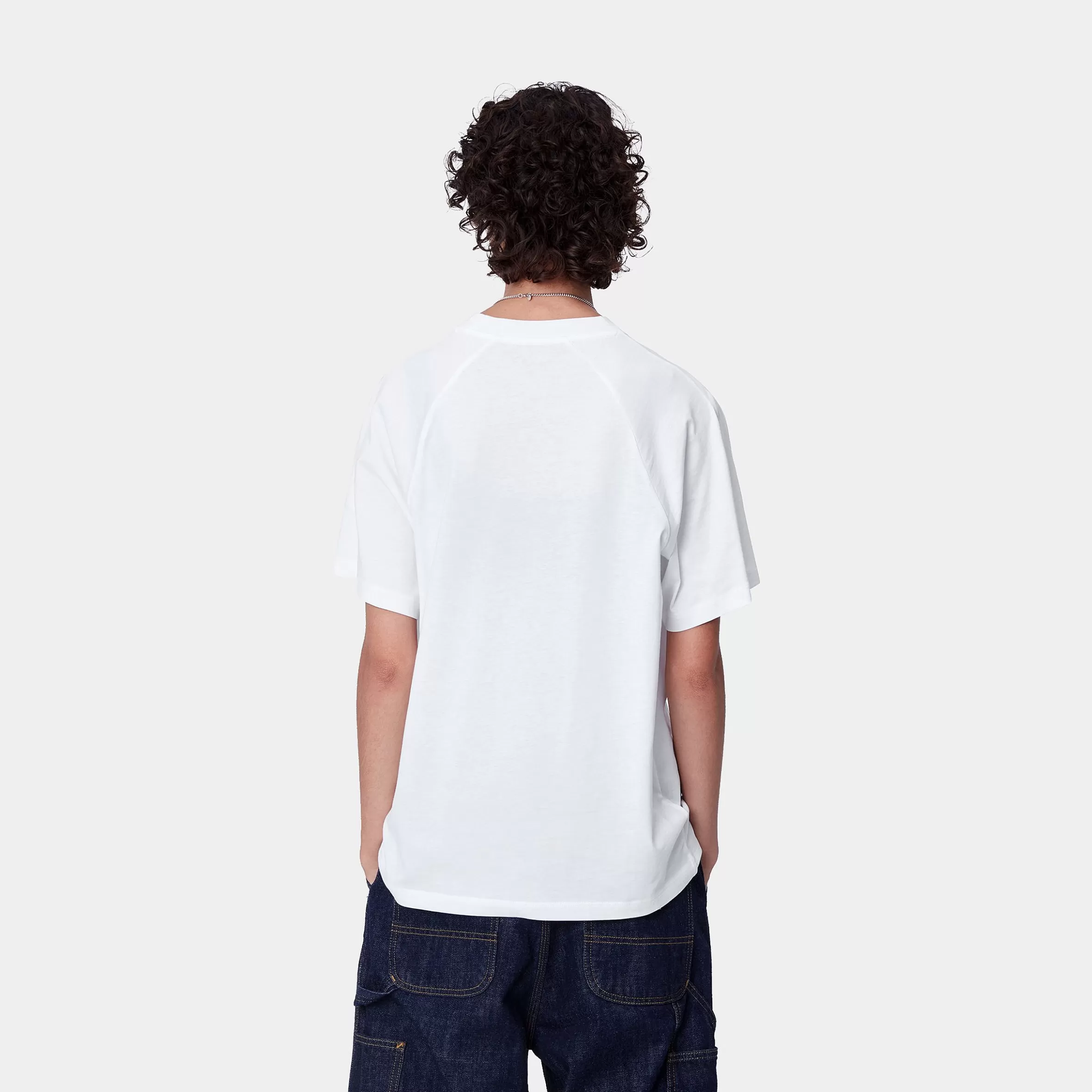 Carhartt WIP T-Shirts>W' S/S Signature T-Shirt White / Black