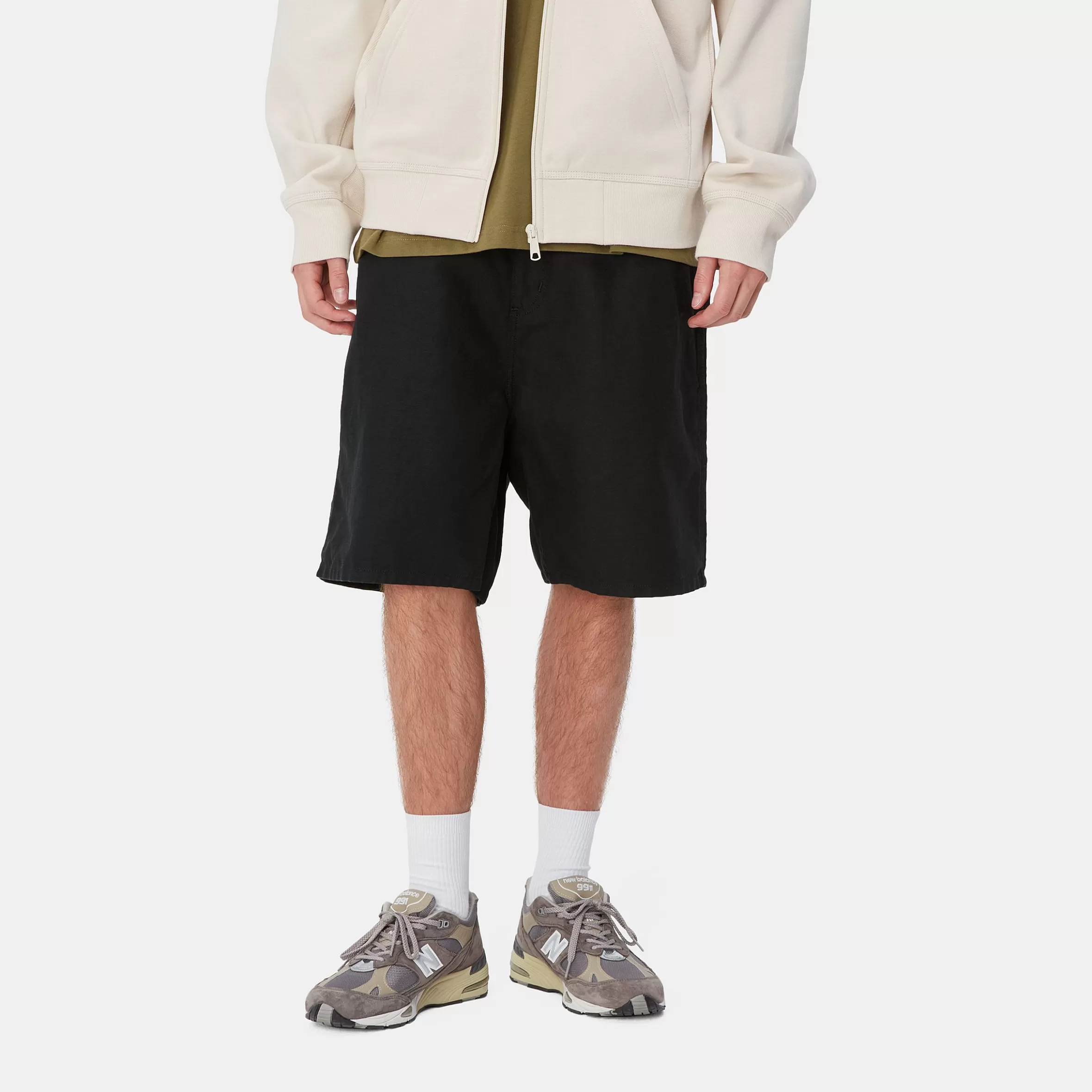 Carhartt WIP Shorts & Badehosen>Walter Single Knee Short Black