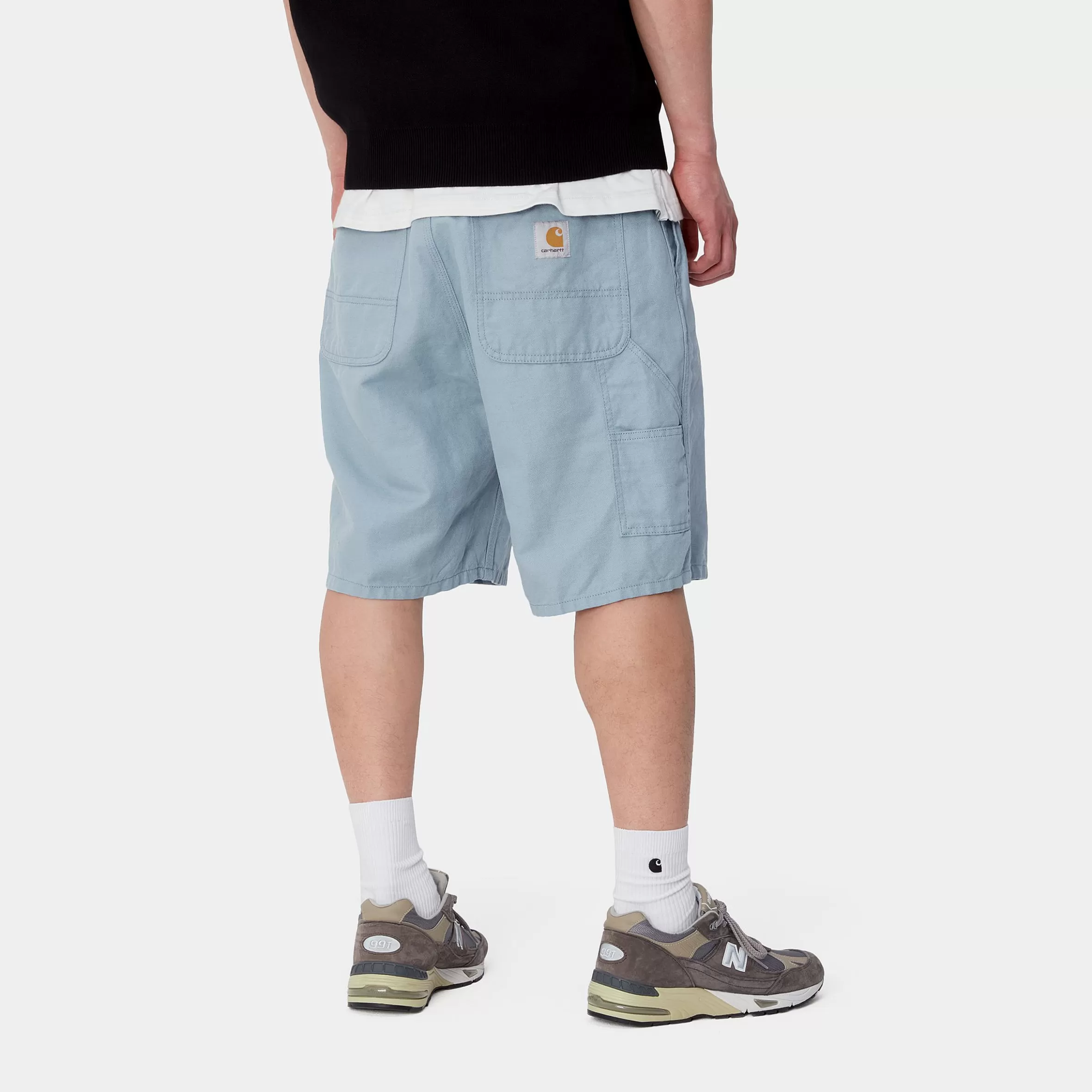 Carhartt WIP Shorts & Badehosen>Walter Single Knee Short Misty Sky