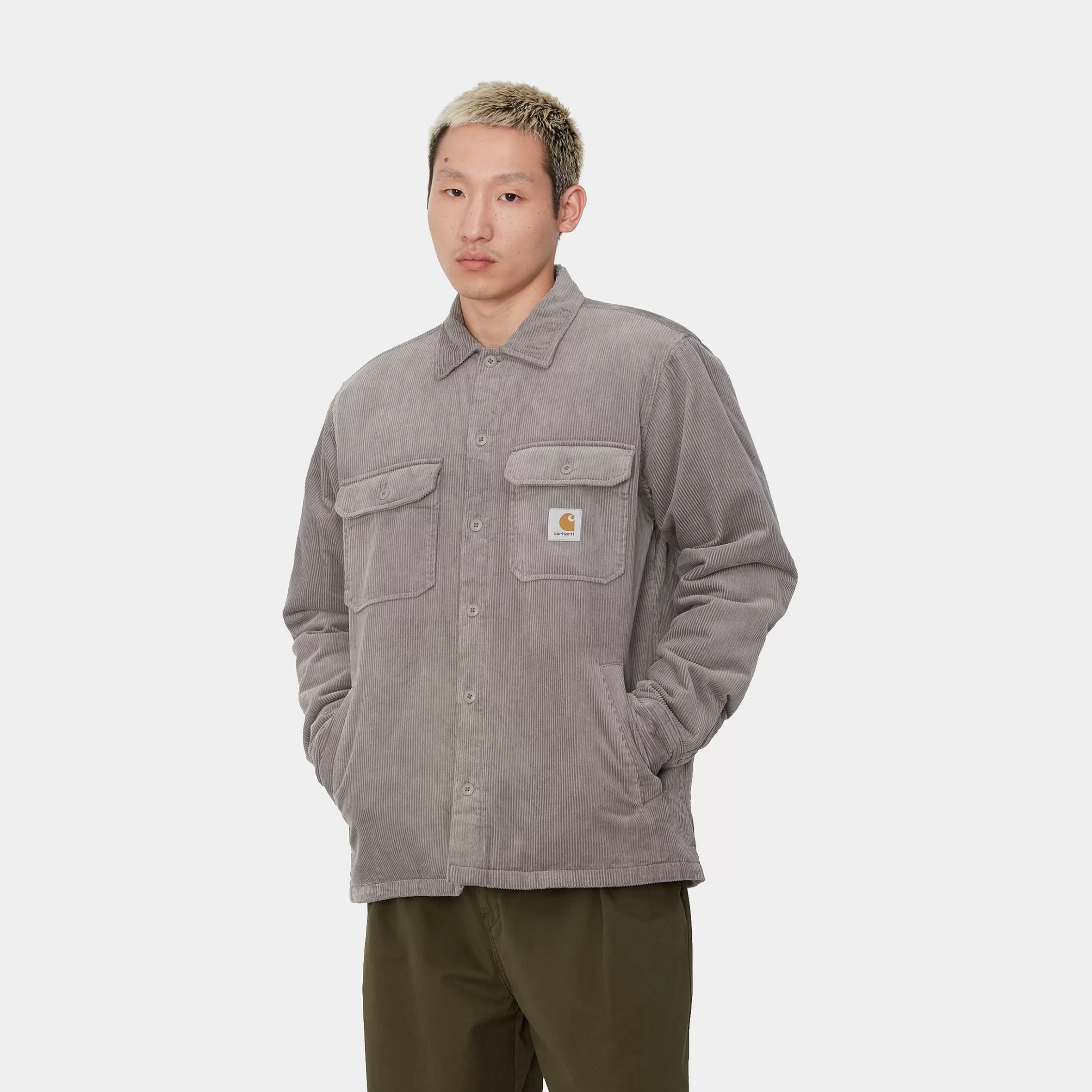 Carhartt WIP Jacken & Mäntel | Hemden>Whitsome Shirt Jac Misty Grey